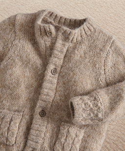 Mamas & Papas Cardigan Soft Beige Long Sleeve Cardigan