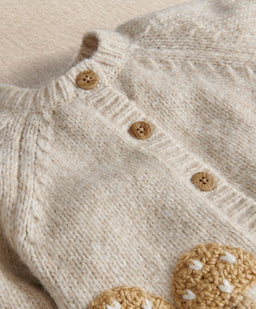 Mamas & Papas Cardigan Toadstool Knitted Cardigan