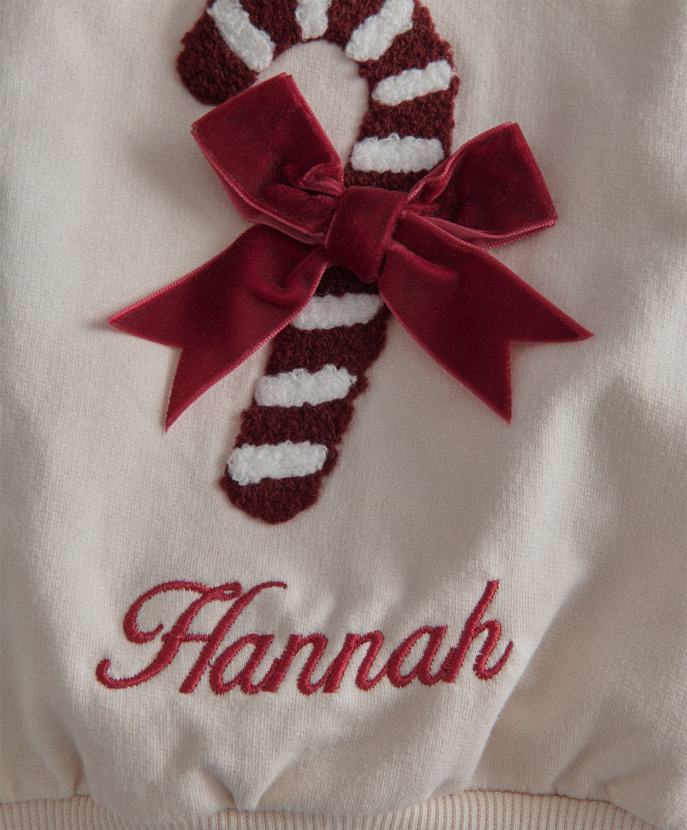 Mamas &amp; Papas Christmas Candy Cane Sweatshirt