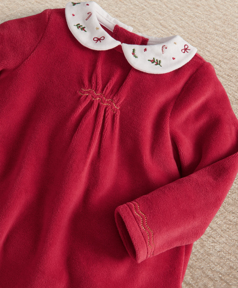 Mamas &amp; Papas Christmas Red Printed All In One