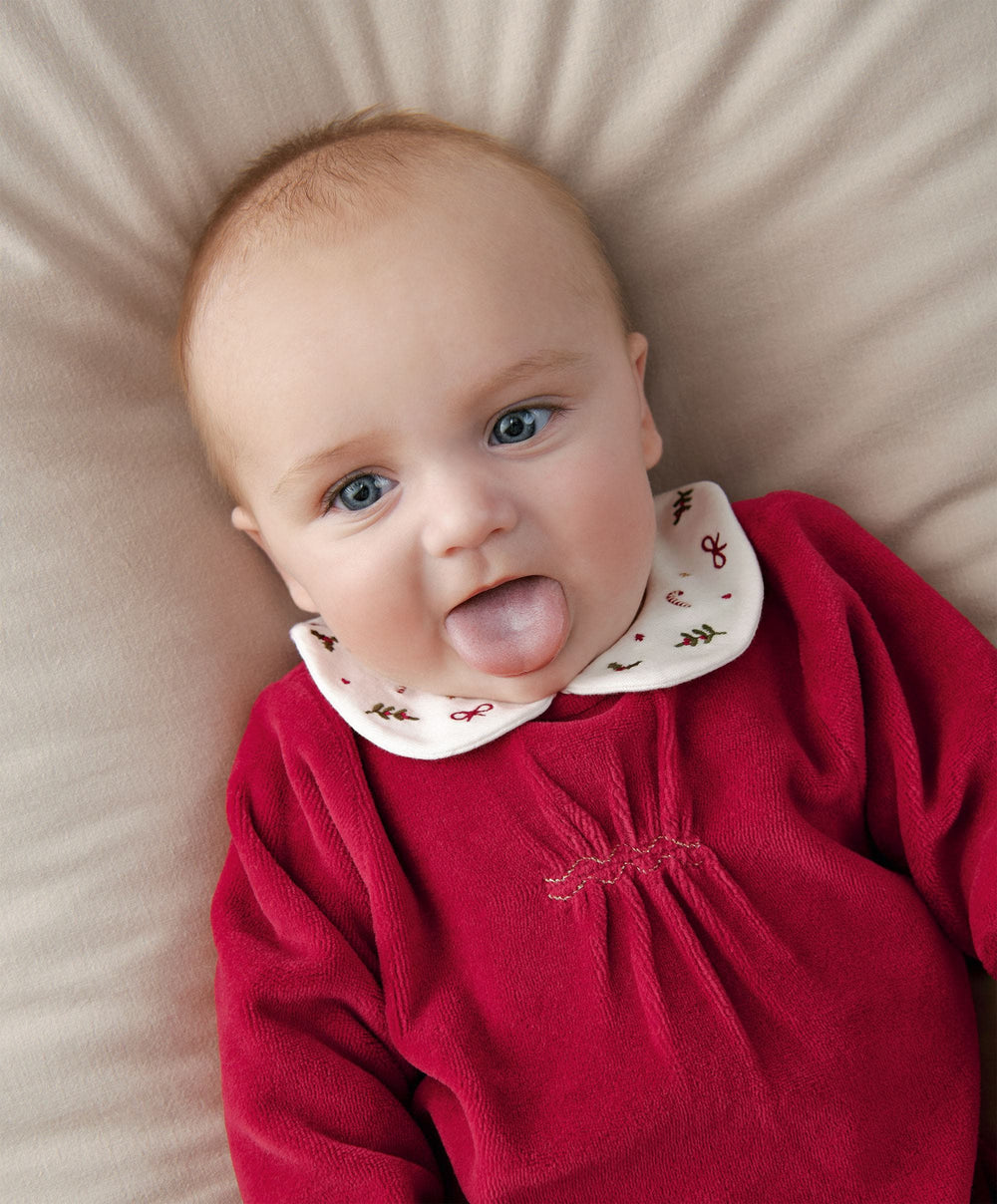 Mamas &amp; Papas Christmas Red Printed All In One