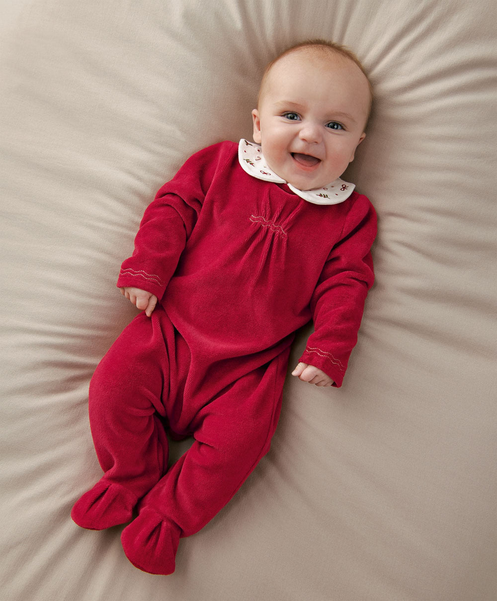 Mamas &amp; Papas Christmas Red Printed All In One