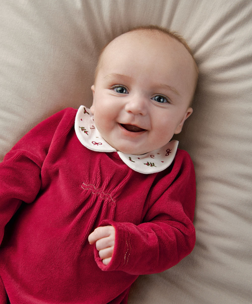 Mamas &amp; Papas Christmas Red Printed All In One