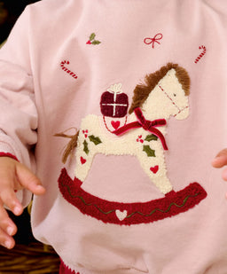 Mamas & Papas Christmas Rocking Horse Sweatshirt