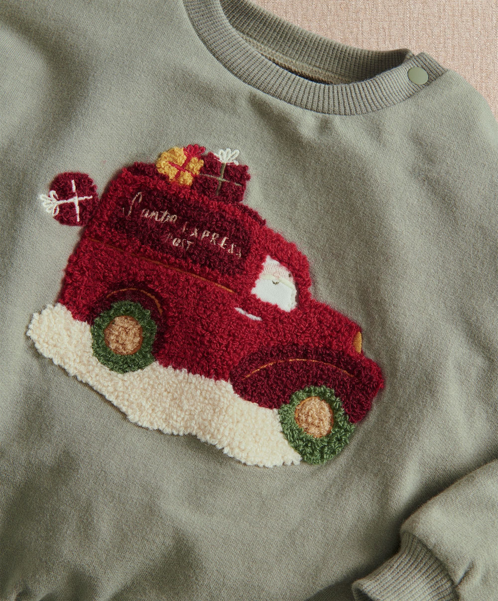 Mamas &amp; Papas Christmas Santa Delivery Van Sweatshirt
