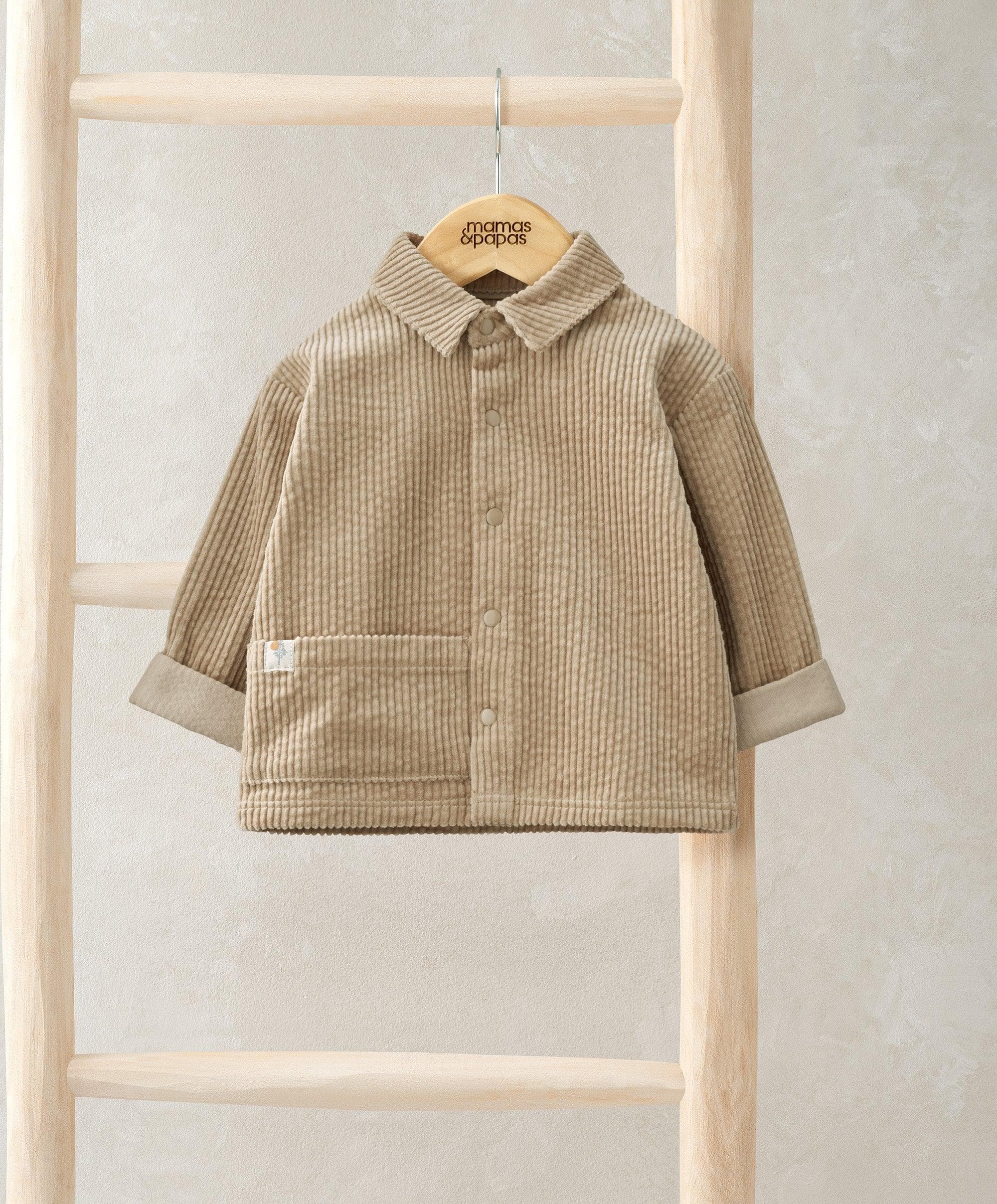 Cord Shacket Beige – Mamas Papas UK