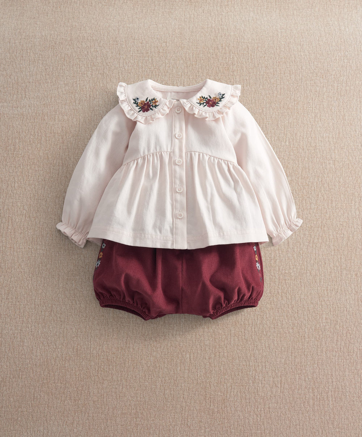 Mamas & Papas Corduroy Bloomer & Top Set