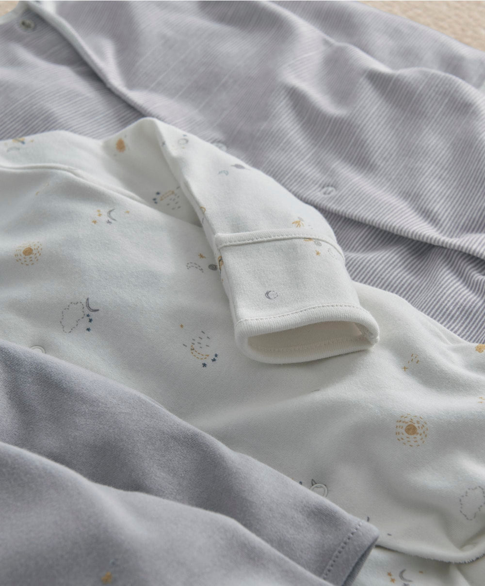 Mamas &amp; Papas Cosmic Sleepsuits (Pack of 3)