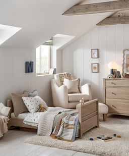 Mamas & Papas Cot Beds Barton Cotbed - Natural/Oak