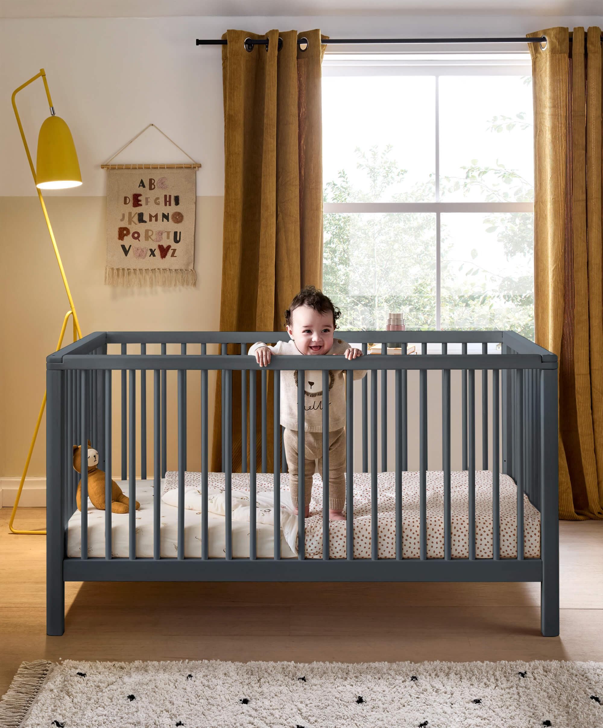 Grey Baby Crib Glenbrook In Convertible Crib – Oxford Baby And Kids
