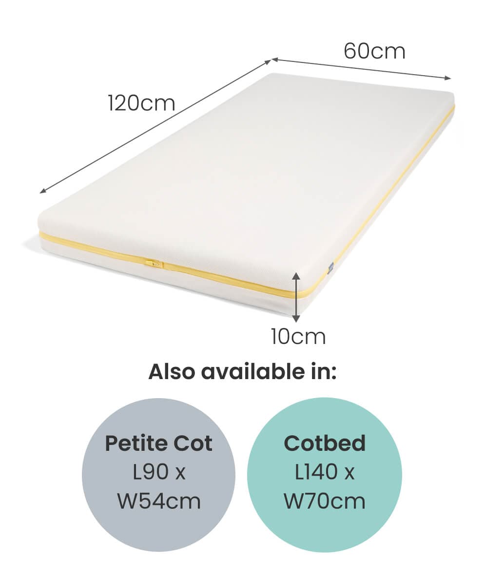 Mamas &amp; Papas Cot Mattresses Essential Airflow Pocket Spring Small Cotbed and Cot Mattress