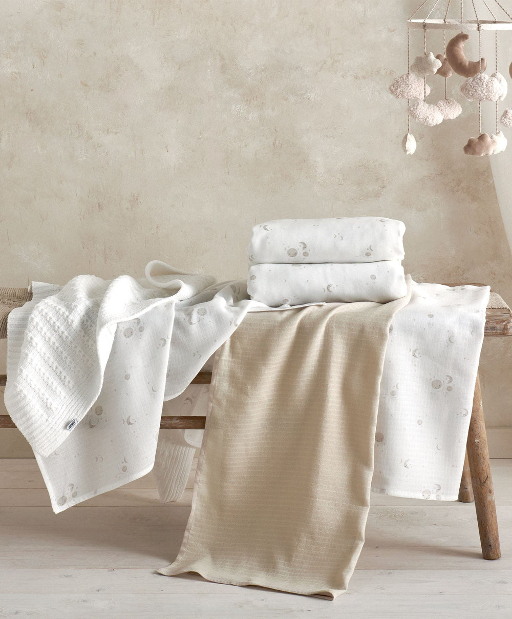 Mamas &amp; Papas Cot Sheets Cot Fitted Sheets Pack of 2 - Cosmic sky