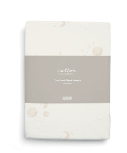 Mamas & Papas Cot Sheets Cot Fitted Sheets Pack of 2 - Cosmic sky