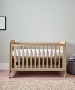 Mamas & Papas Cotbed Bundles Atlas Cotbed Bundle (4 Piece) - Light Oak