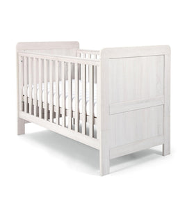 Mamas & Papas Cotbed Bundles Atlas Cotbed & Luxury Hybrid Twin Mattress Bundle - Nimbus White