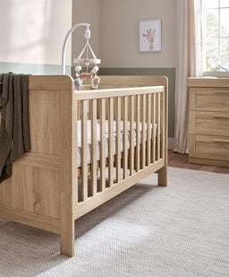 Mamas & Papas Cotbed Bundles Atlas Cotbed & Premium Pocket Spring Mattress Bundle - Light Oak