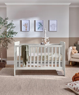 Mamas & Papas Cotbed Bundles Atlas Cotbed & Premium Pocket Spring Mattress Bundle - Nimbus White