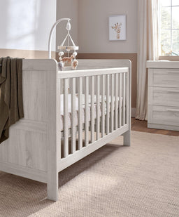 Mamas & Papas Cotbed Bundles Atlas Cotbed & Premium Pocket Spring Mattress Bundle - Nimbus White