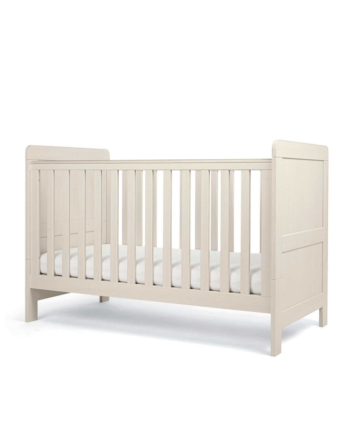 Mamas & Papas Cotbed Bundles Atlas Cotbed with Premium Pocket Spring Cotbed Mattress - Stone
