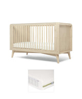 Mamas & Papas Cotbed Bundles Coxley Cotbed & Premium Pocket Spring Mattress Bundle - Natural
