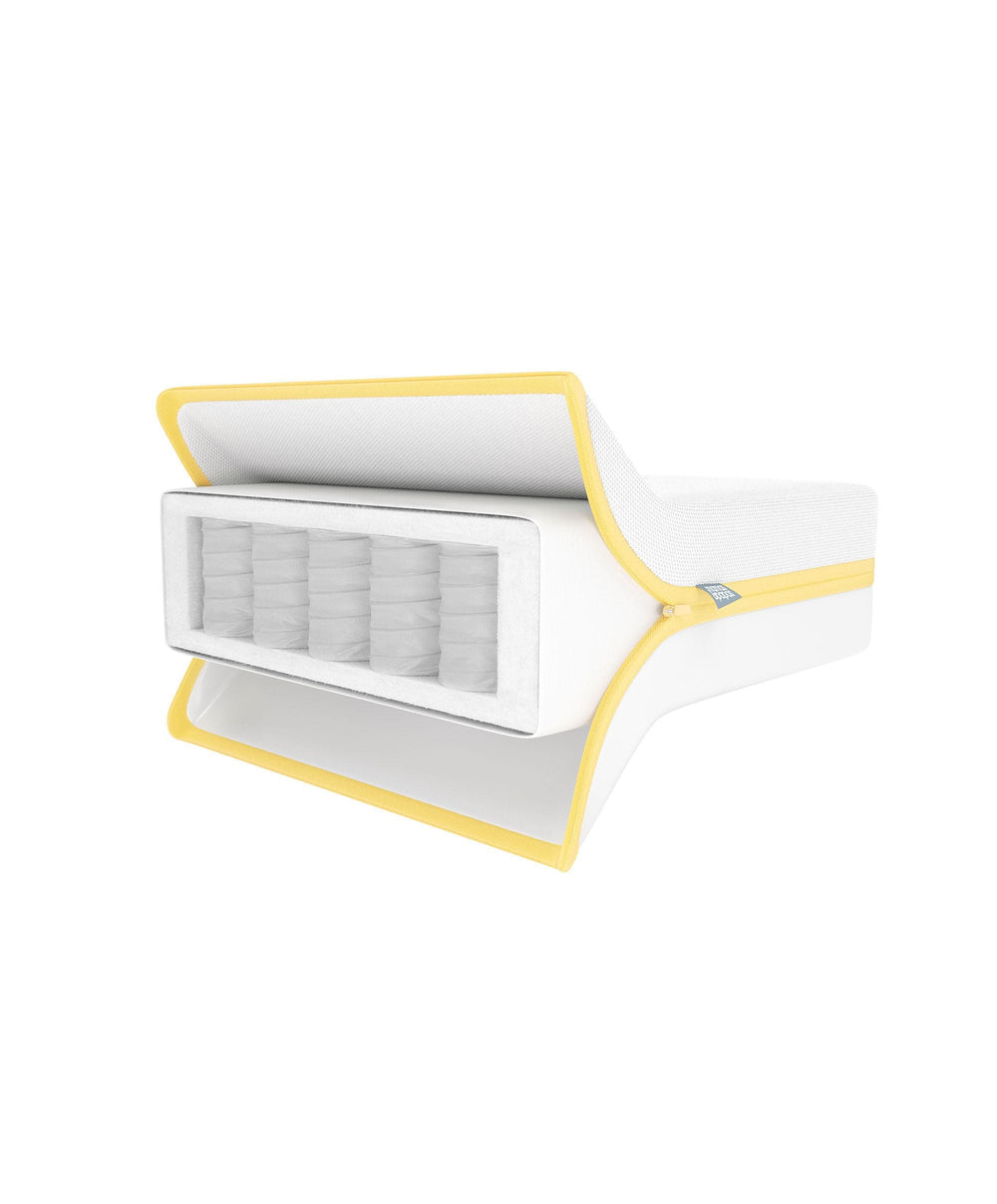 Mamas &amp; Papas Cotbed Bundles Eryn Cotbed with Signature Airflow Pocket Spring Cotbed Mattress - Cashmere