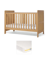 Mamas & Papas Cotbed Bundles Esna Cotbed & Essential Airflow Pocket Spring Cotbed Mattress Bundle - Rattan