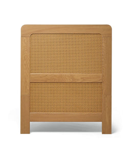 Mamas & Papas Cotbed Bundles Esna Cotbed & Essential Airflow Pocket Spring Cotbed Mattress Bundle - Rattan