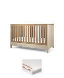 Mamas & Papas Cotbed Bundles Harwell Cotbed & Luxury Hybrid Twin Mattress Bundle - Cashmere