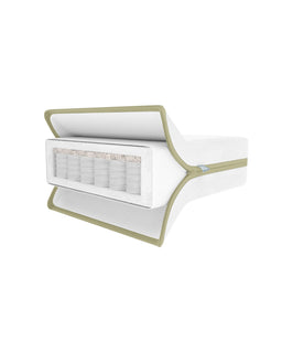 Mamas & Papas Cotbed Bundles Litton Cotbed with Premium Pocket Spring Cotbed Mattress - Washed Oak