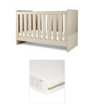 Mamas & Papas Cotbed Bundles Litton Cotbed with Premium Pocket Spring Cotbed Mattress - Washed Oak