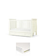 Mamas & Papas Cotbed Bundles Mia Cotbed & Premium Pocket Spring Mattress Bundle - White