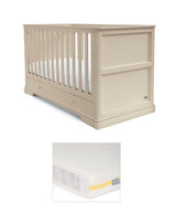 Mamas & Papas Cotbed Bundles Oxford Cotbed & Essential Airflow Pocket Spring Cotbed Mattress Bundle - Cashmere