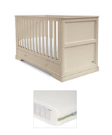 Mamas & Papas Cotbed Bundles Oxford Cotbed & Premium Pocket Spring Cotbed Mattress - Cashmere