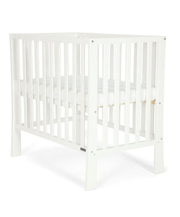 Mamas & Papas Cotbed Bundles Petite Cot Bundle with Essential Airflow Fibre Mattress (4 Pieces) - Pure White