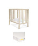Mamas & Papas Cotbed Bundles Petite Cot Bundle with Essential Pocket Spring Mattress - Cashmere