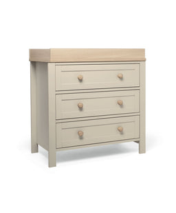 Mamas & Papas Cotbed Bundles Wedmore 3 Piece Cotbed Range With Premium Dual Core Mattress  - Cashmere/Oak