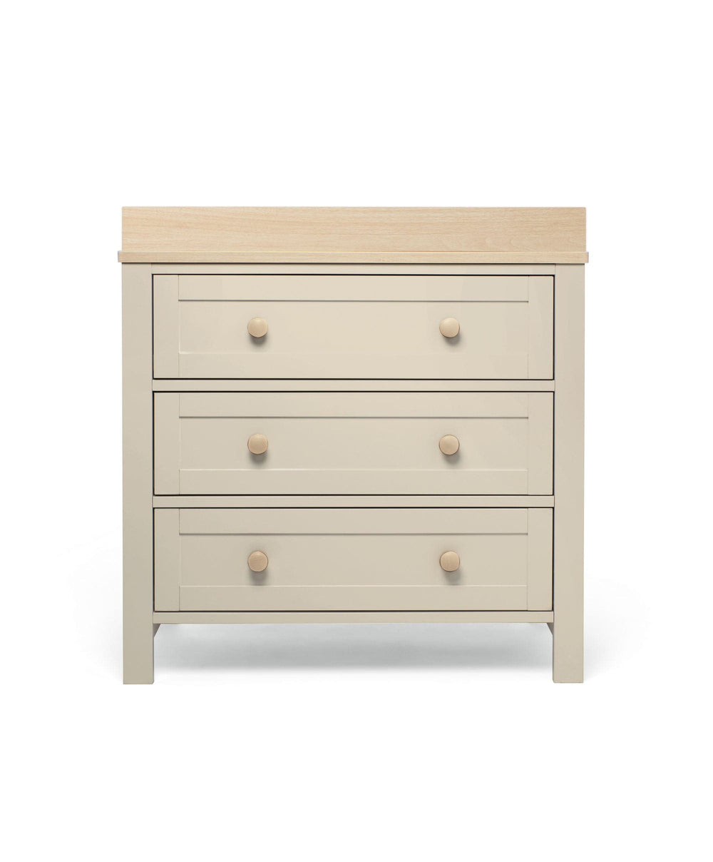 Mamas &amp; Papas Cotbed Bundles Wedmore 3 Piece Cotbed Range With Premium Dual Core Mattress  - Cashmere/Oak