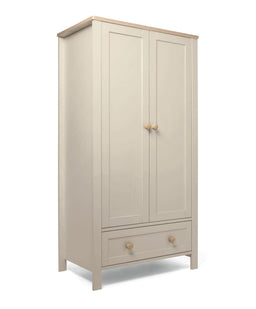 Mamas & Papas Cotbed Bundles Wedmore 3 Piece Small Cotbed Range With Premium Dual Core Mattress  - Cashmere/Oak