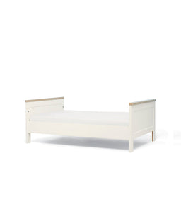 Mamas & Papas Cotbed Bundles Wedmore 3 Piece Small Cotbed Range with Premium Dual Core Mattress - White/Oak