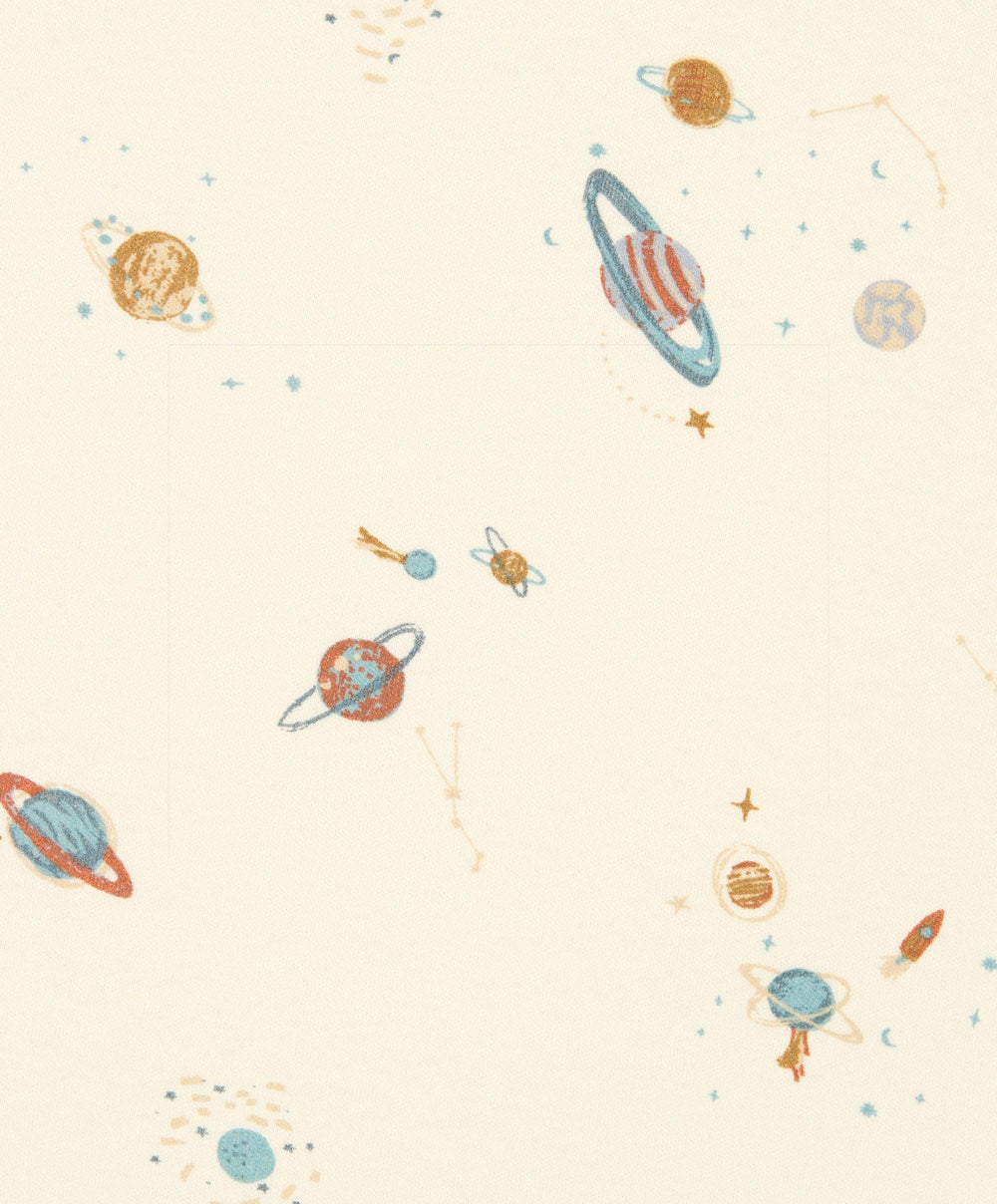 Mamas &amp; Papas Cotbed Fitted Sheets (2 Pack) - planet/blue star