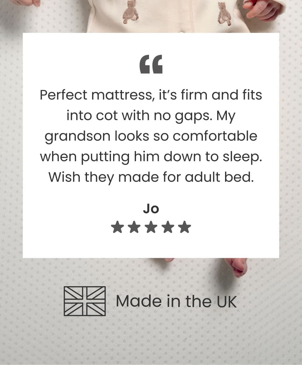 Mamas &amp; Papas Cotbed Mattresses Essential Airflow Fibre Cotbed Mattress