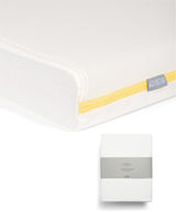 Mamas & Papas Cotbed Mattresses Essential Airflow Fibre Cotbed Mattress & Fitted Sheets (2 Pack) - White
