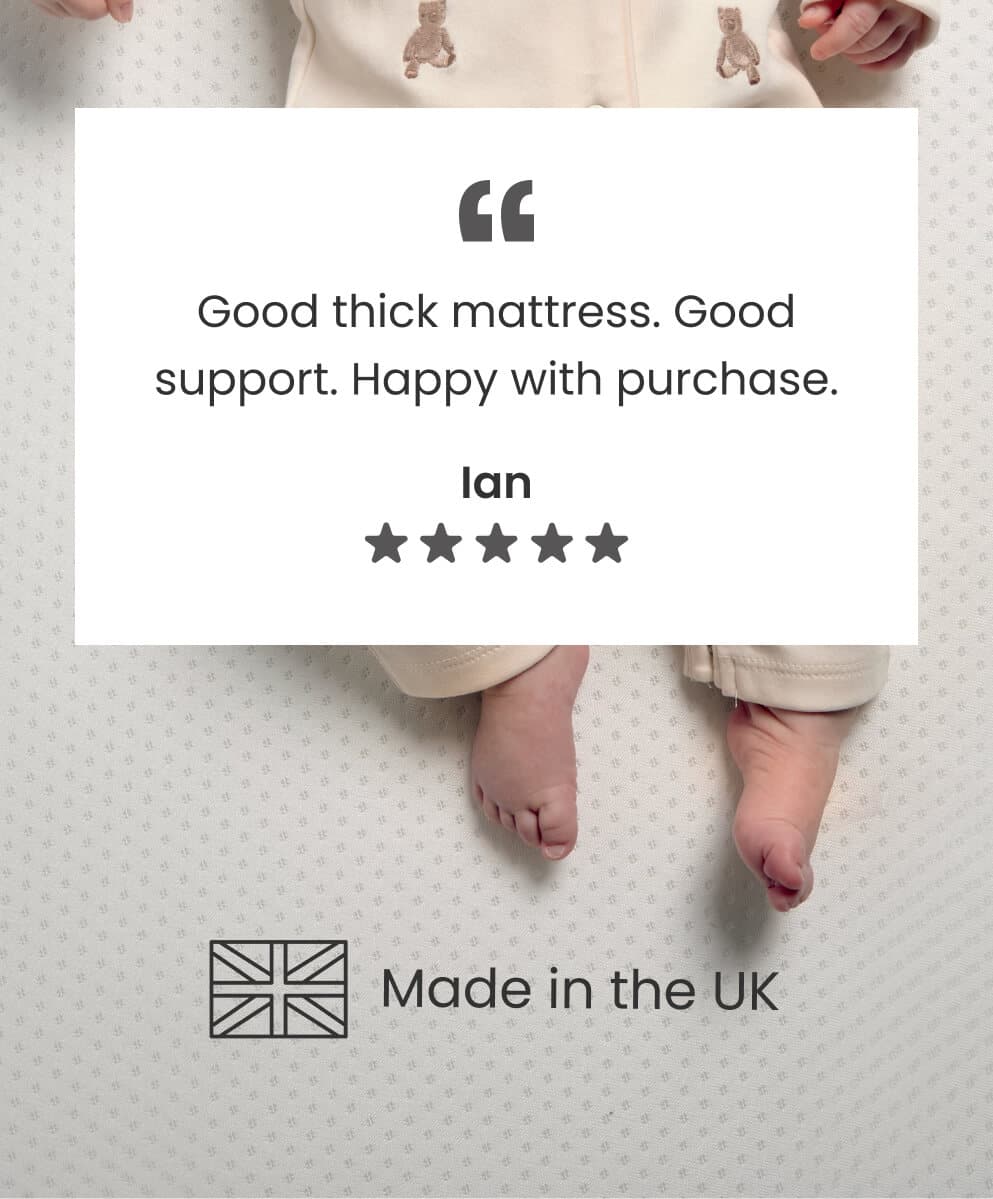 Mamas &amp; Papas Cotbed Mattresses Essential Airflow Pocket Spring Cotbed Mattress