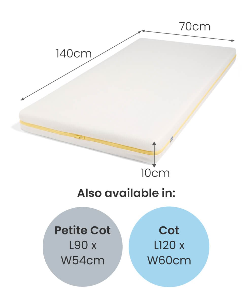 Mamas &amp; Papas Cotbed Mattresses Essential Airflow Pocket Spring Cotbed Mattress