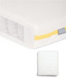 Mamas & Papas Cotbed Mattresses Essential Airflow Pocket Spring Cotbed Mattress & Anti-Allergy Quilted Mattress Protector Bundle
