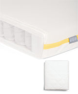 Mamas & Papas Cotbed Mattresses Essential Airflow Spring Cotbed Mattress & Anti-Allergy Quilted Mattress Protector Bundle