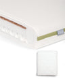 Mamas & Papas Cotbed Mattresses Premium Dual Core+ Cotbed Mattress & Anti-Allergy Quilted Mattress Protector Bundle