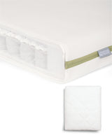 Mamas & Papas Cotbed Mattresses Premium Micro Motion Cotbed Mattress & Anti-Allergy Quilted Mattress Protector Bundle