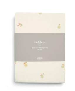 Mamas & Papas Cotbed Sheets Cotbed Fitted Sheet (Pack of 2) - Woodland Print