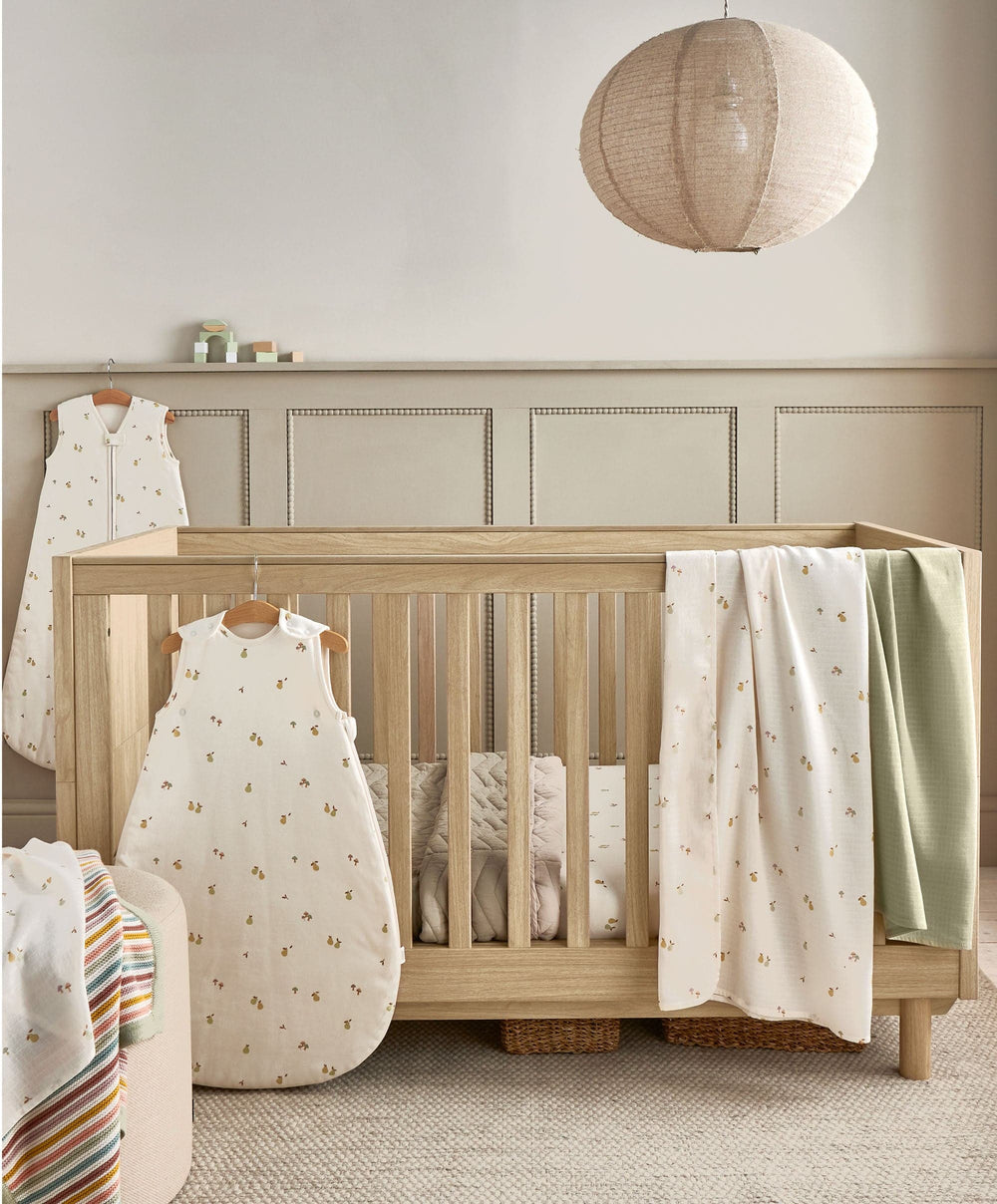 Mamas &amp; Papas Cotbed Sheets Cotbed Fitted Sheet (Pack of 2) - Woodland Print